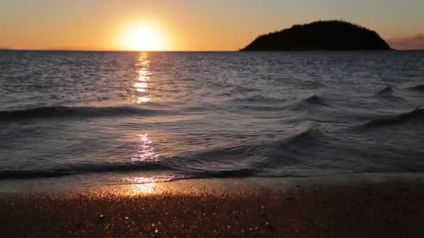 Hermoso Atardecer Sobre Océano Australia — Vídeo de stock