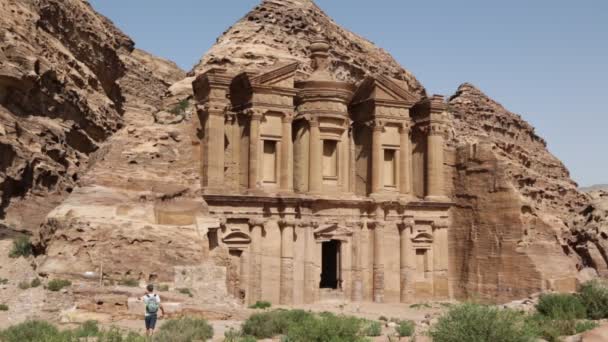 Sitio Arqueológico Antiguo Patrimonio Clásico Jordania — Vídeo de stock