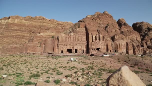 Zabytkowe Wykopaliska Archeologiczne Dziedzictwo Klasycznego Jordanii — Wideo stockowe