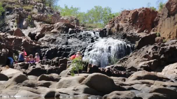 Bela Vista Cachoeira Edith Austrália — Vídeo de Stock