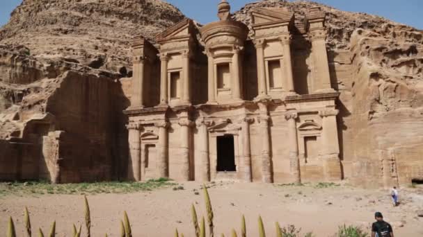 Sitio Arqueológico Antiguo Patrimonio Clásico Jordania — Vídeos de Stock