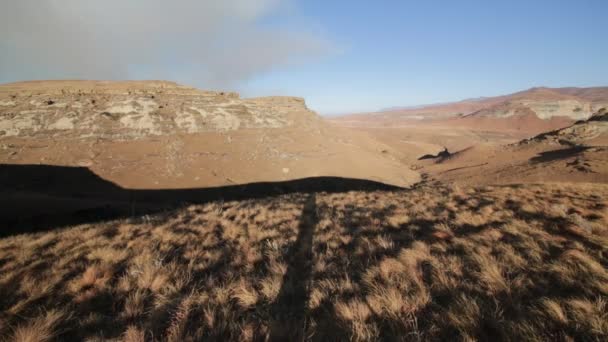 Живописный Вид Красивое Высокогорье Южной Африке — стоковое видео