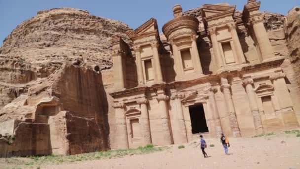 Sitio Arqueológico Antiguo Patrimonio Clásico Jordania — Vídeos de Stock