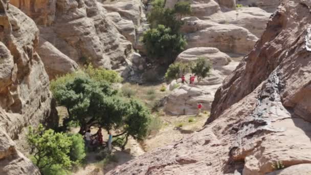 Ürdün Antik Sit Alanı Klasik Miras — Stok video