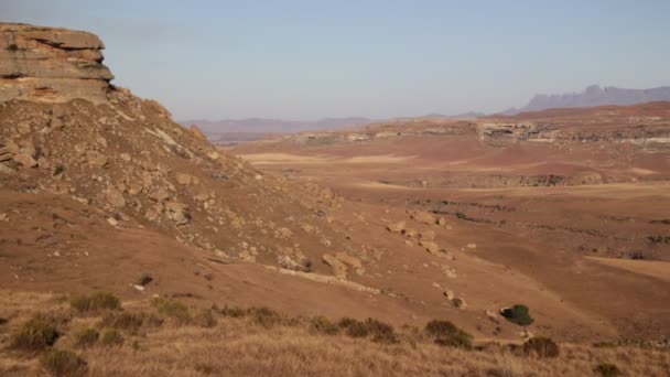 Malerischer Blick Auf Das Wunderschöne Hochland Südafrika — Stockvideo