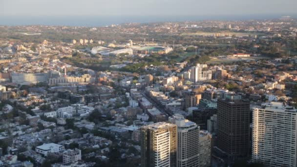 Luftaufnahme Von Gebäuden Sydney Australien — Stockvideo