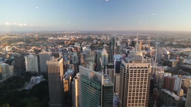 Vista Aérea Edificios Sydney Australia — Vídeos de Stock