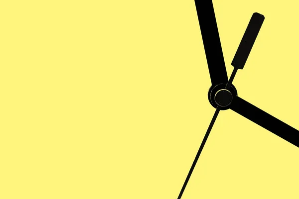 Borrosa Fondo Blanco Reloj Flecha Roja Como Concepto Pérdida Tiempo — Foto de Stock
