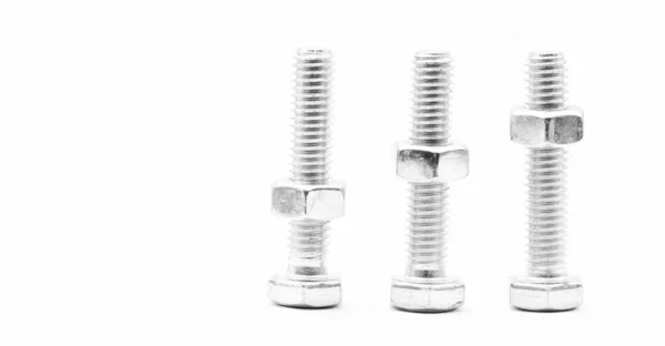 Set Screw White Space Concept Podium Victor — Stock Photo, Image