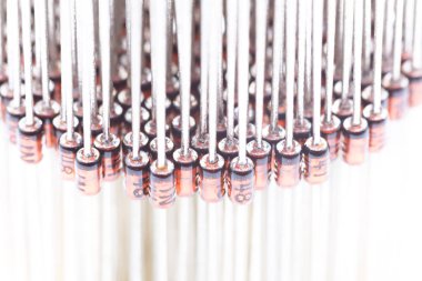 diyot elektronik bileşen kavramı grup ve resistanc gibi beyaz ışık birçok bulanıklık