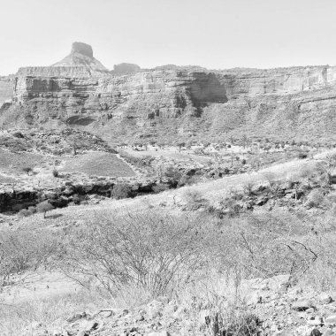 Etiyopya'da Afrika ulusal park dağ ve tepe