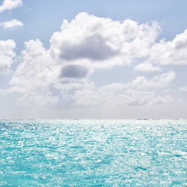 bora bora Fransız Polinezyası içinde deniz ve bulut gibi relax kavramı 