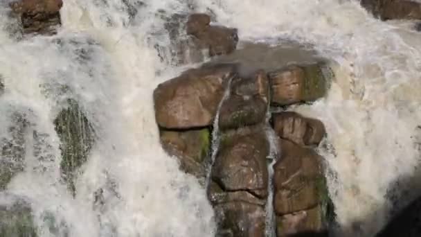 Vacker Utsikt Över Vattenfallet Nationalparken Etiopien — Stockvideo