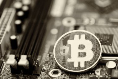 bir bilgisayar kavramı gelecek ve CEOlarla gibi bitcoin'ın anakart