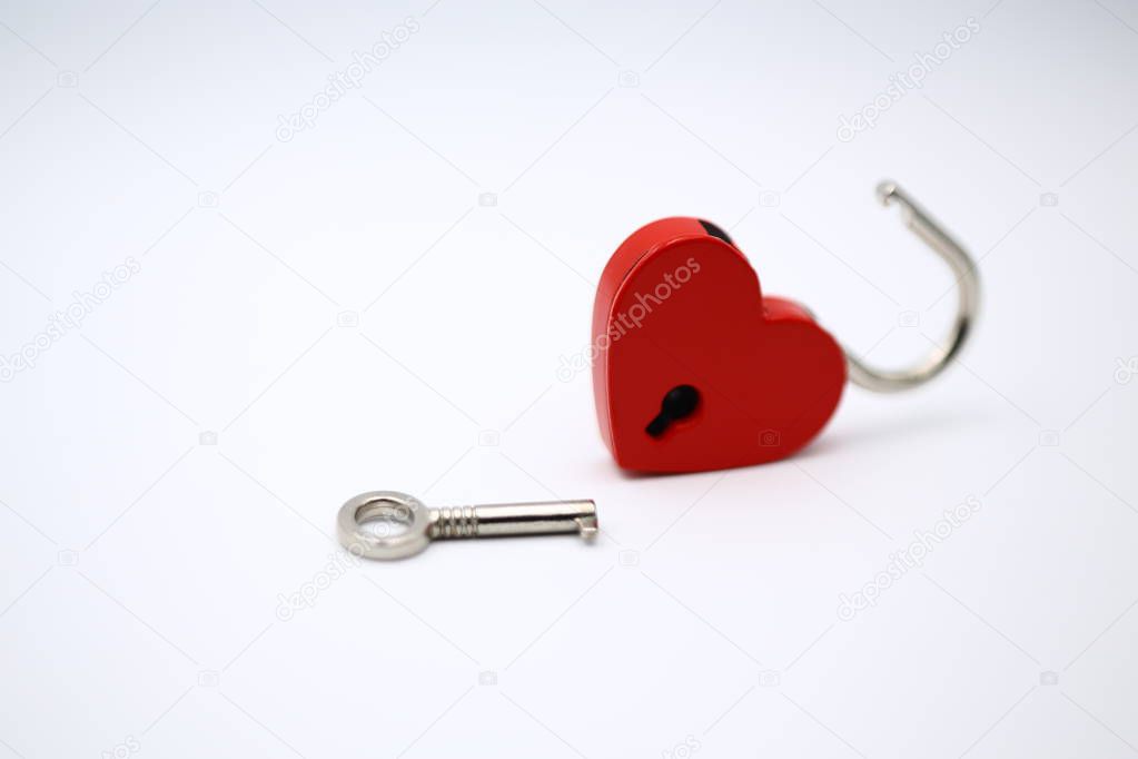 love padlock concept of symbol and romantic