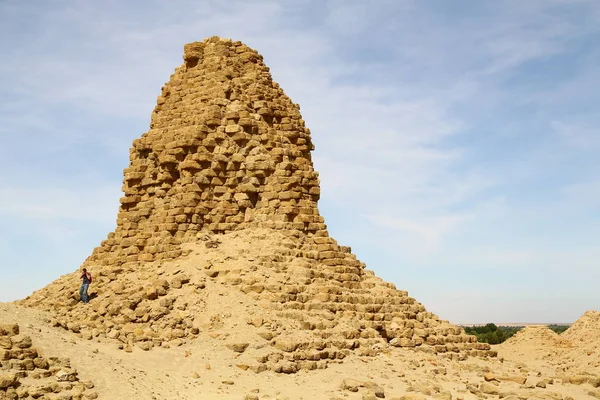 África Sudan Napata Karima Antigas Pirâmides Dos Faraós Negros Meio — Fotografia de Stock