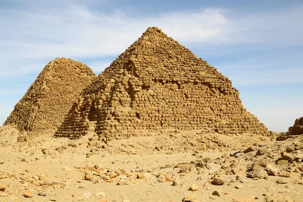 África Sudan Napata Karima Las Pirámides Antiguas Los Faraones Negros — Foto de Stock