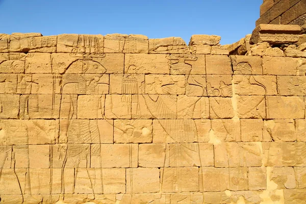 África Sudan Naqa Antigo Templo Dos Faraós Negros Meio Deserto — Fotografia de Stock