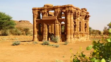 sahara Çölü'nde siyah Firavunlar antik Tapınağı 