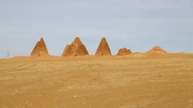 sahara Çölü'nde siyah Firavunlar antik Tapınağı 