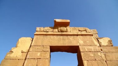 sahara Çölü'nde siyah Firavunlar antik Tapınağı 