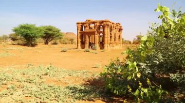 sahara Çölü'nde siyah Firavunlar antik Tapınağı 