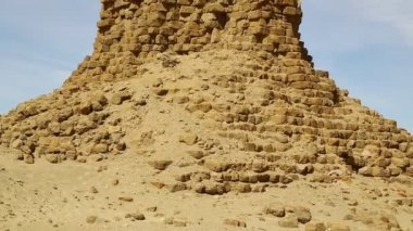 sahara Çölü'nde siyah Firavunlar antik Tapınağı 