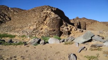 sahara Çölü'nde siyah Firavunlar antik Tapınağı 