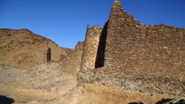 sahara Çölü'nde siyah Firavunlar antik Tapınağı 