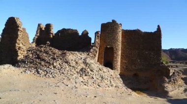 sahara Çölü'nde siyah Firavunlar antik Tapınağı 