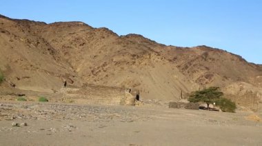 sahara Çölü'nde siyah Firavunlar antik Tapınağı 