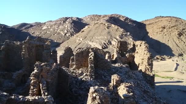 Античний Храм Чорних Фараонів Пустелі Сахара — стокове відео