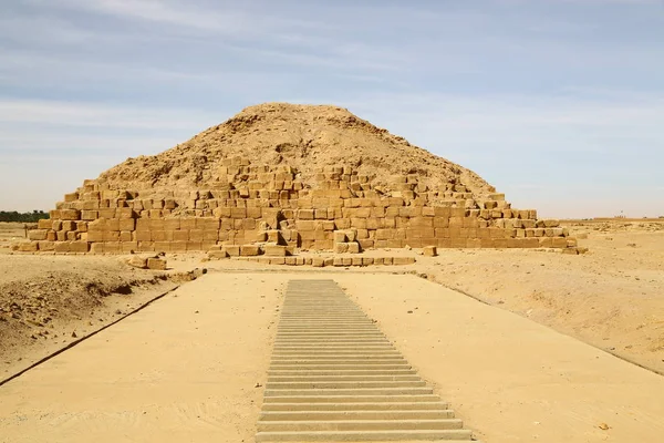 Afrika Sudan Kurru Nuri Der Antike Tempel Der Schwarzen Pharaonen — Stockfoto