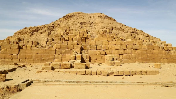 Afrika Sudan Kurru Nuri Der Antike Tempel Der Schwarzen Pharaonen — Stockfoto