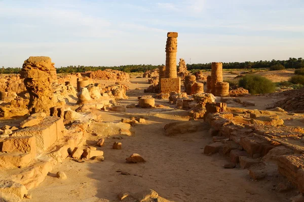 África Sudan Kurru Nuri Antigo Templo Dos Faraós Negros Meio — Fotografia de Stock