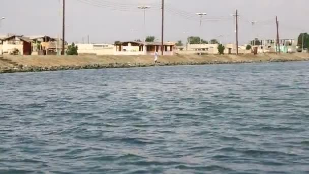 在埃及港口的旧船只和船只 — 图库视频影像