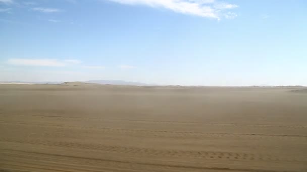 Het Midden Van Woestijn Soedan Afrika — Stockvideo