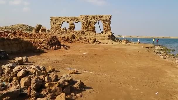 Soedan Afrika Januari 2019 Beelden Van Antieke Ottomaanse Erfgoed Buurt — Stockvideo