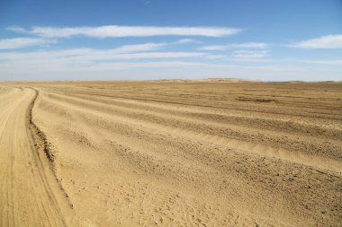 çöl rock ve parça gibi vahşi kavramı ve doğa manzaralı arazi ortasında