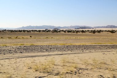 çöl rock ve parça gibi vahşi kavramı ve doğa manzaralı arazi ortasında