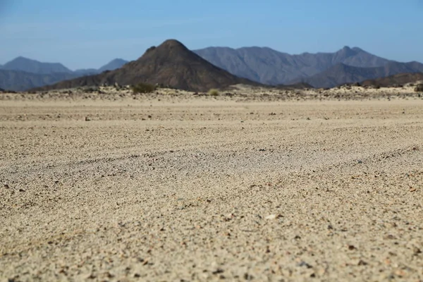 Центре Пустыни Скалы Дорожки Понятие Дикой Природной Живописной Земли — стоковое фото
