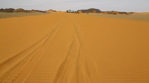 Közepén Sivatagban Szudánban Afrika — Stock videók