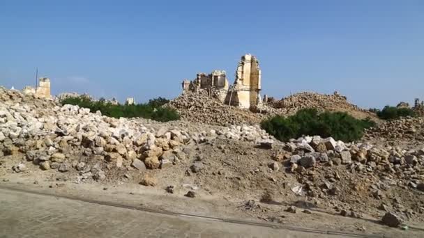 Filmaufnahmen Des Antiken Osmanischen Erbes Der Nähe Der Stadt Port — Stockvideo