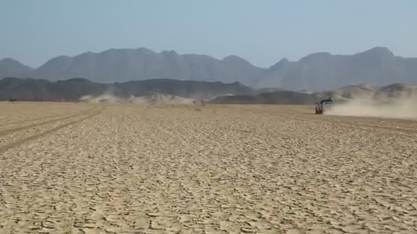 Mitten Der Wüste Sudan Afrika — Stockvideo