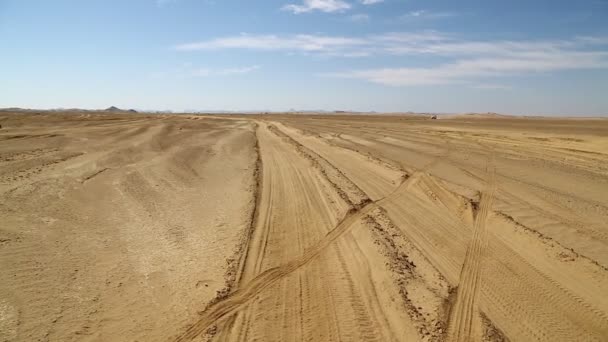 Mitten Der Wüste Sudan Afrika — Stockvideo