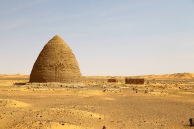 Eski Dongada antik şehir Nubyeliler Nilo Afrika, Sudan yakınındaki