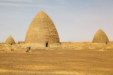 Eski Dongada antik şehir Nubyeliler Nilo Afrika, Sudan yakınındaki