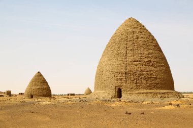 Eski Dongada antik şehir Nubyeliler Nilo Afrika, Sudan yakınındaki