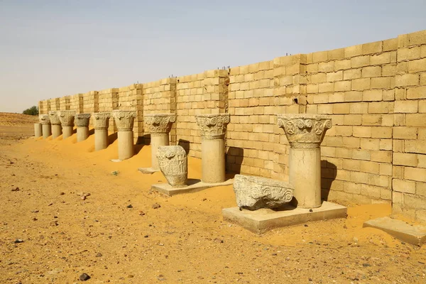 Antiguidade Dongada Cidade Núbios Perto Nilo África Sudão — Fotografia de Stock