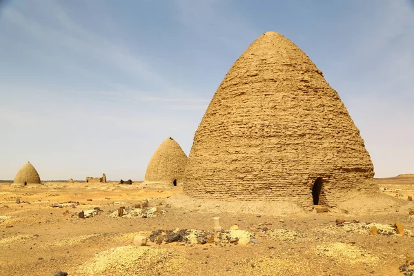 Παλιά Dongada Παλαιά Πόλη Του Nubians Κοντά Nilo Στην Αφρική — Φωτογραφία Αρχείου